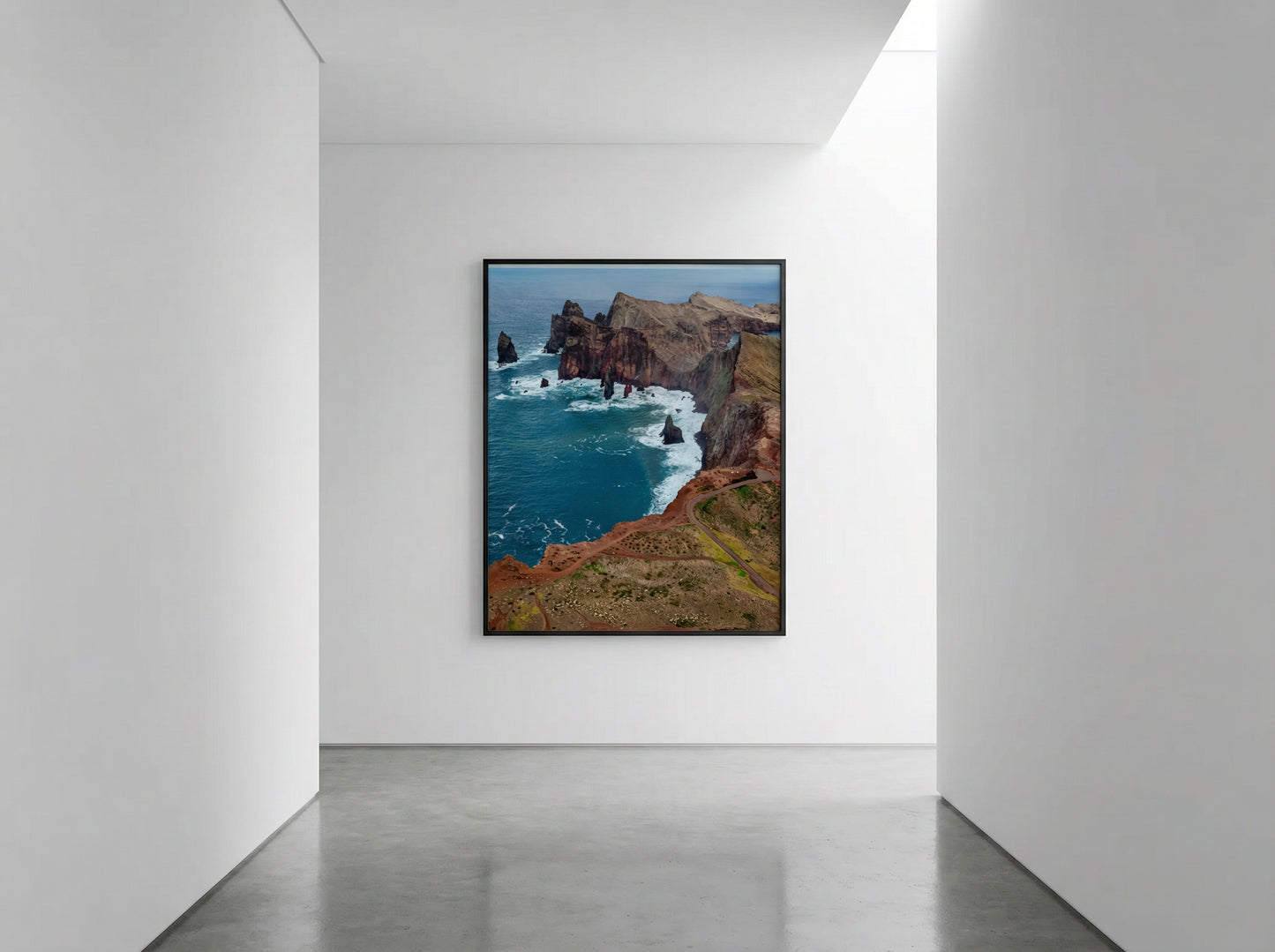 Ponta de São Lourenço — Aerial — lifestyle wall mockup